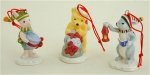 Pooh Ornaments set 1